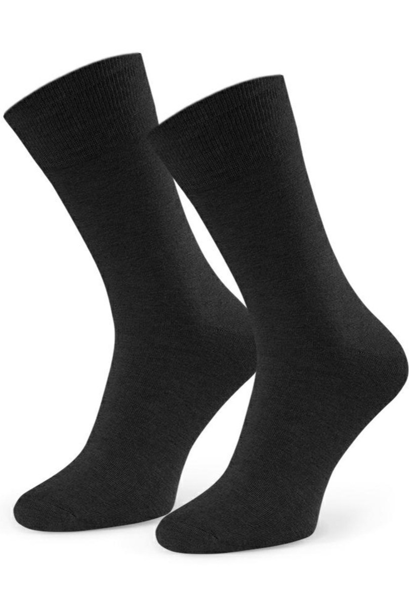 Pánské ponožky s kašmírem 083 černá 41-43