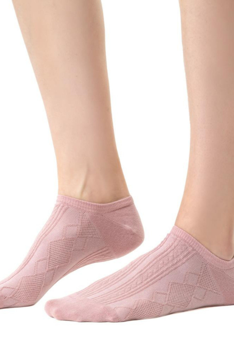 Dámské ponožky COMET 3D 066 Růžová 35-37