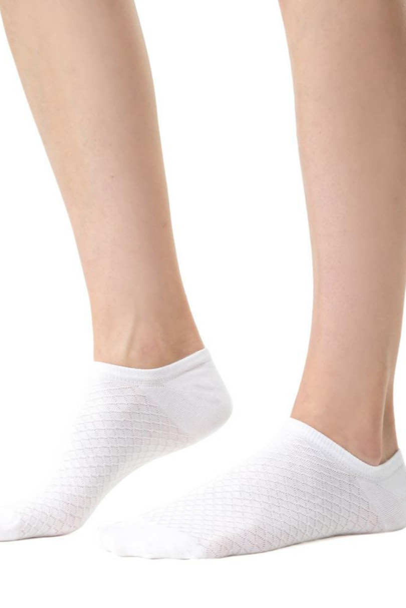 Dámské ponožky COMET 3D 066 bílá 38-40