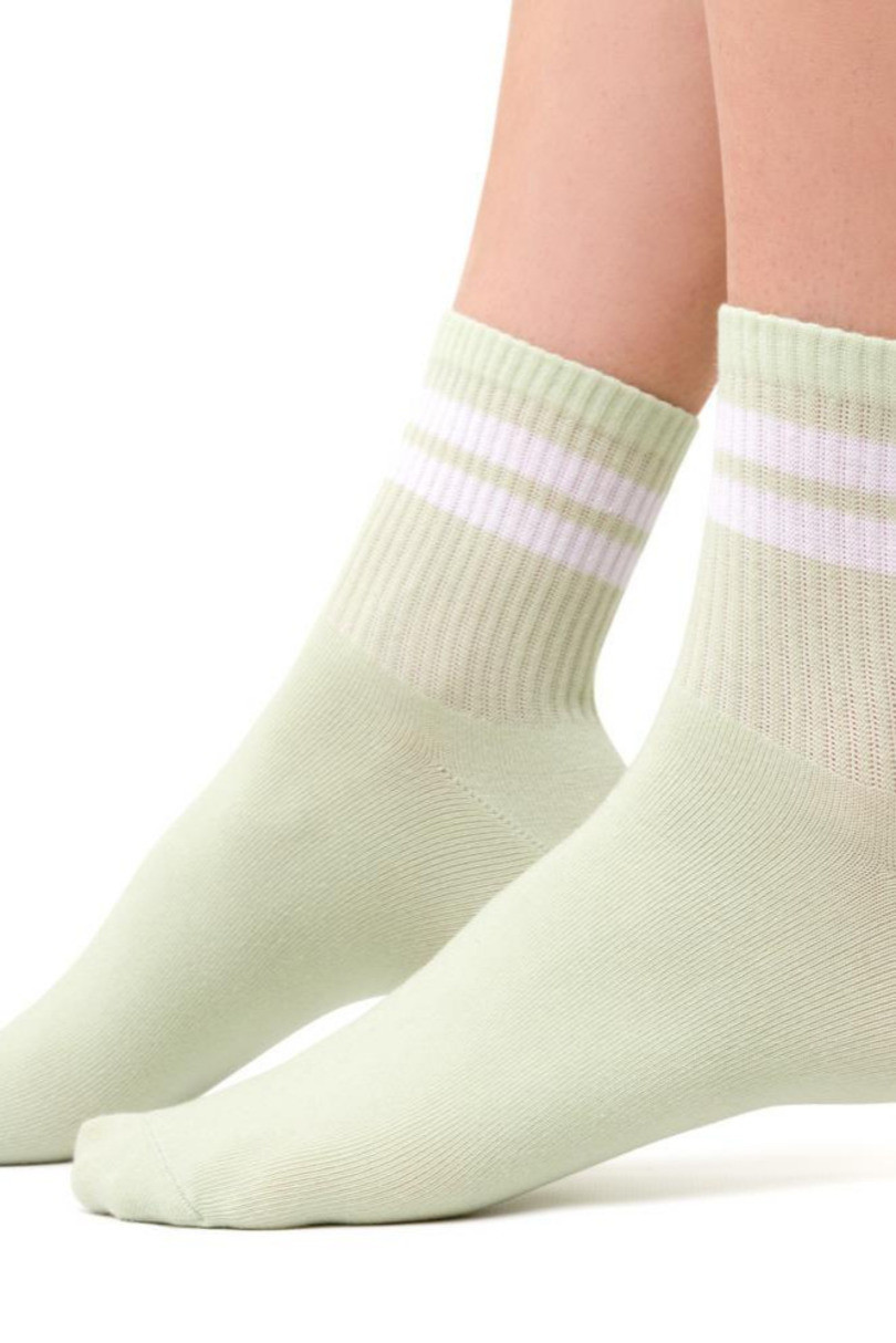 Dámské sportovní ponožky 026 olivový 35-37