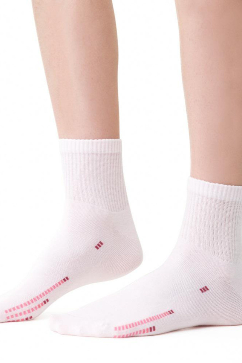 Dámské sportovní ponožky 026 světle růžová 35-37