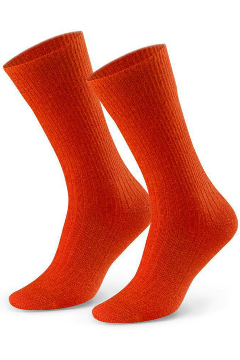 Dámské ponožky ALPACA 50% 044 oranžová 35-37