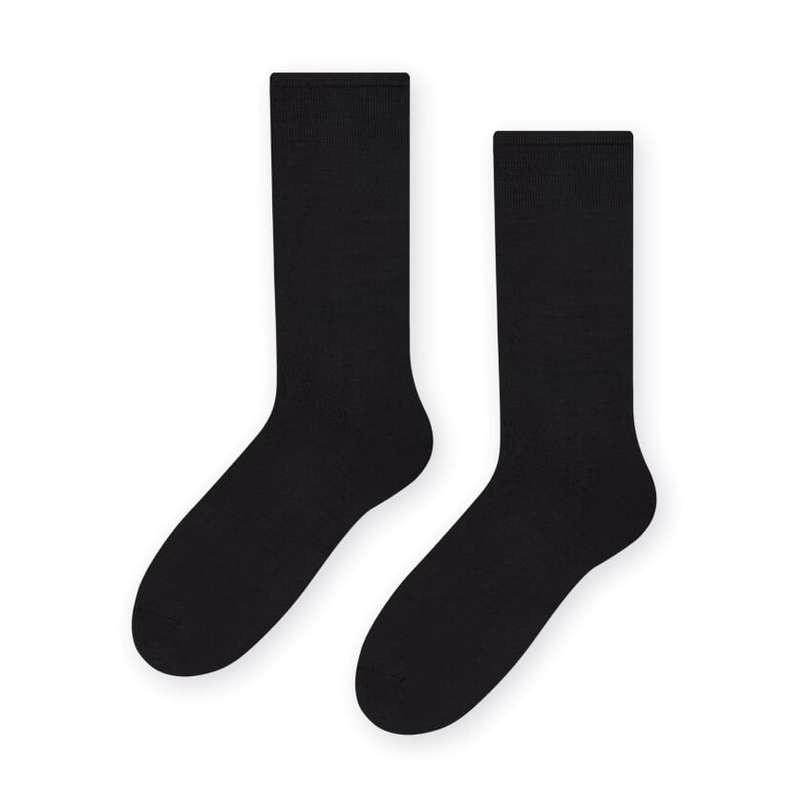 Pánské ponožky 100% mecerizované 016 černá 45-47