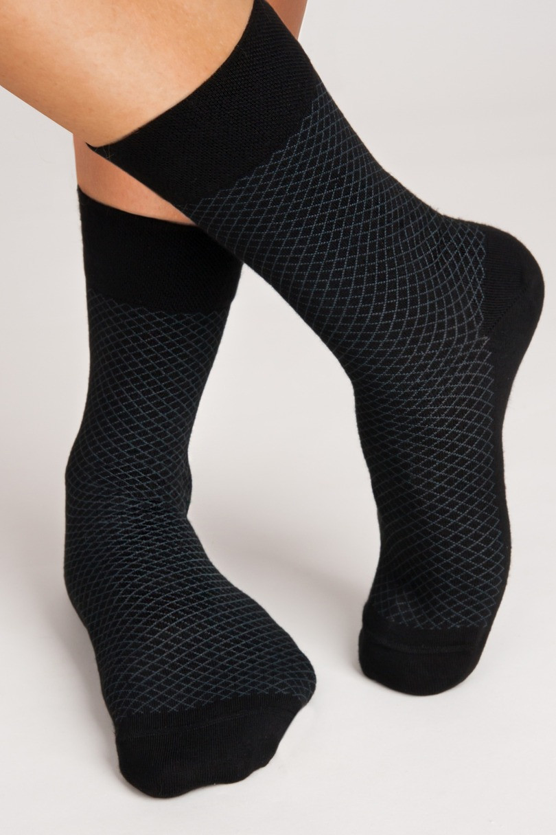 Pánské bambusové ponožky SB004 černá 43-46