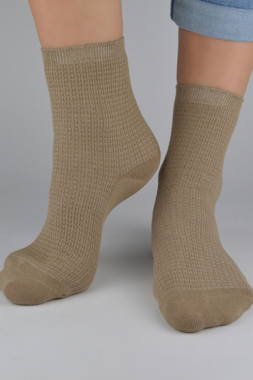 Dámské ponožky SB046 Béžová 35-38