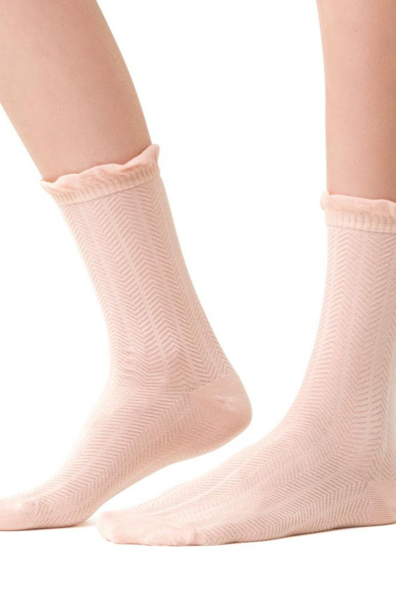 Dámské ponožky Kolekce COMET 3D 066 losos 38-40