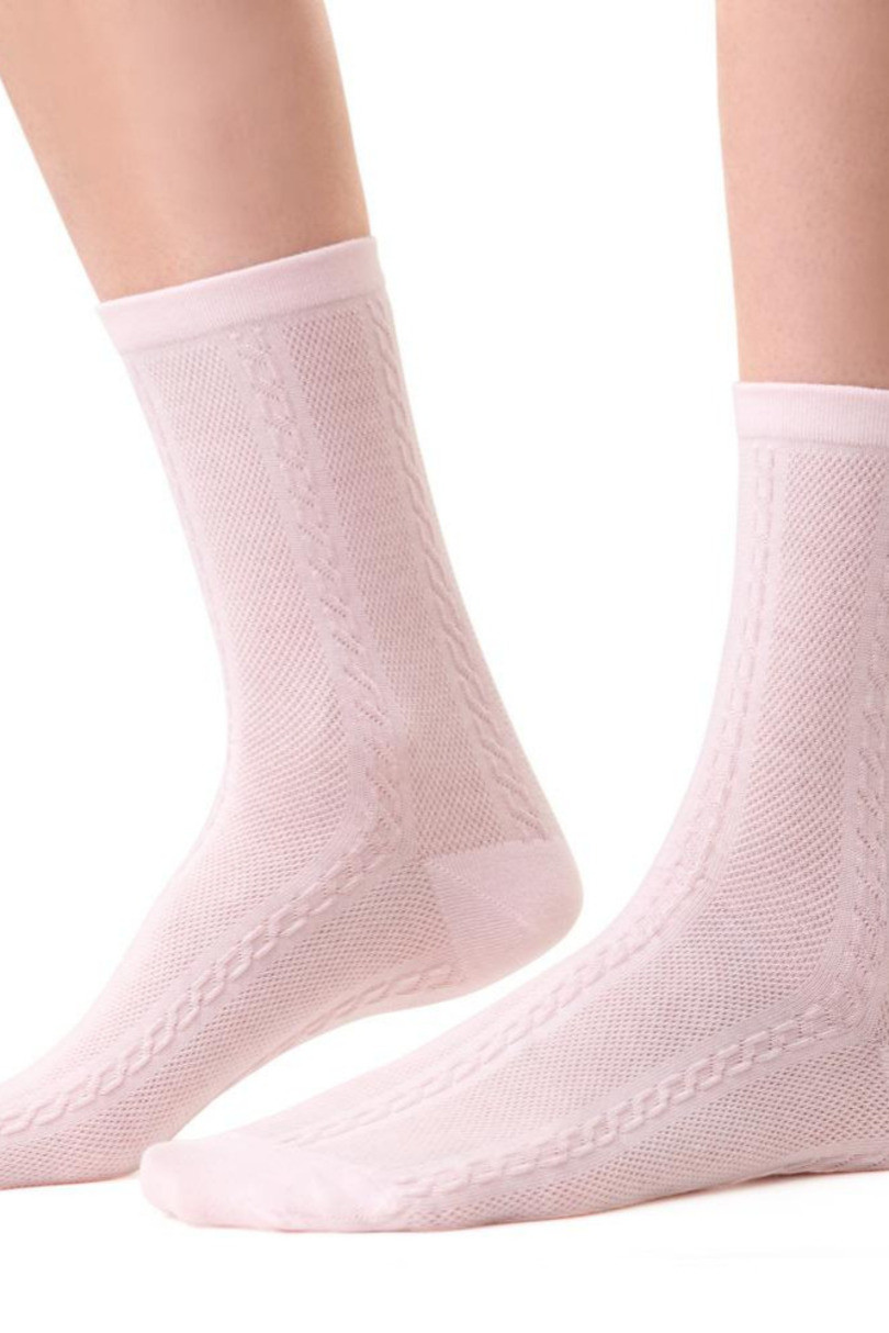Dámské ponožky Kolekce COMET 3D 066 Růžová 38-40