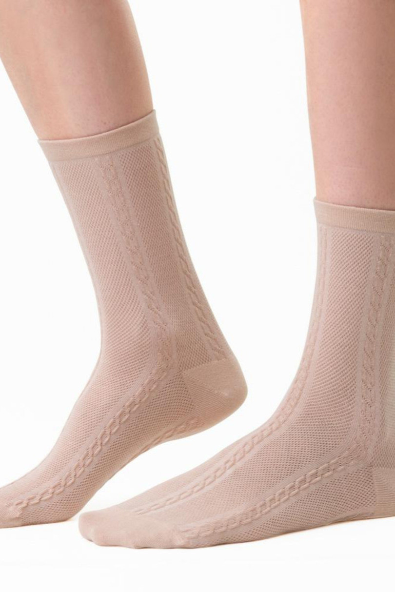 Dámské ponožky Kolekce COMET 3D 066 losos 38-40