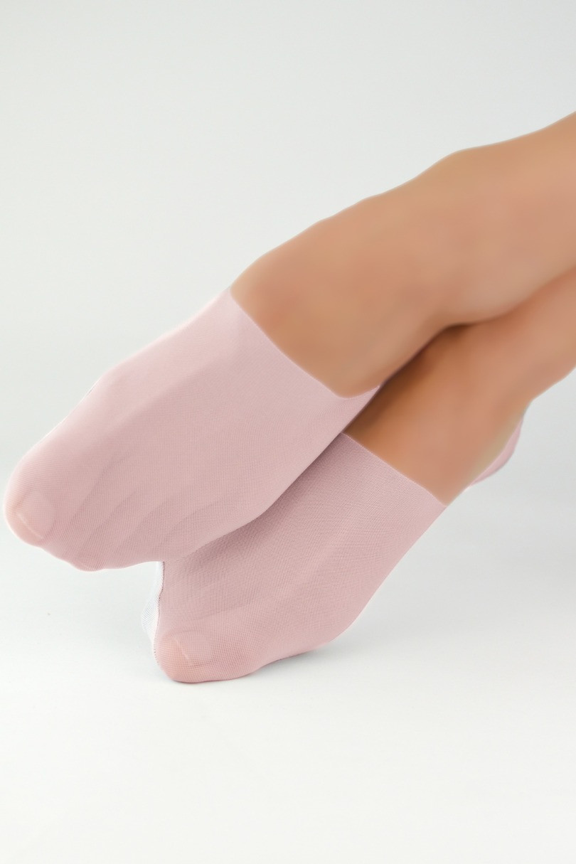 Dámské ponožky ťapky - laserové SN023 pudrově růžová 36-41