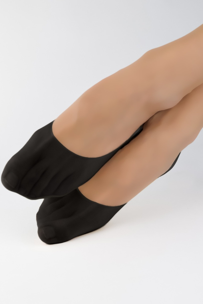 Dámské ponožky ťapky - laserové SN025 černá 36-41
