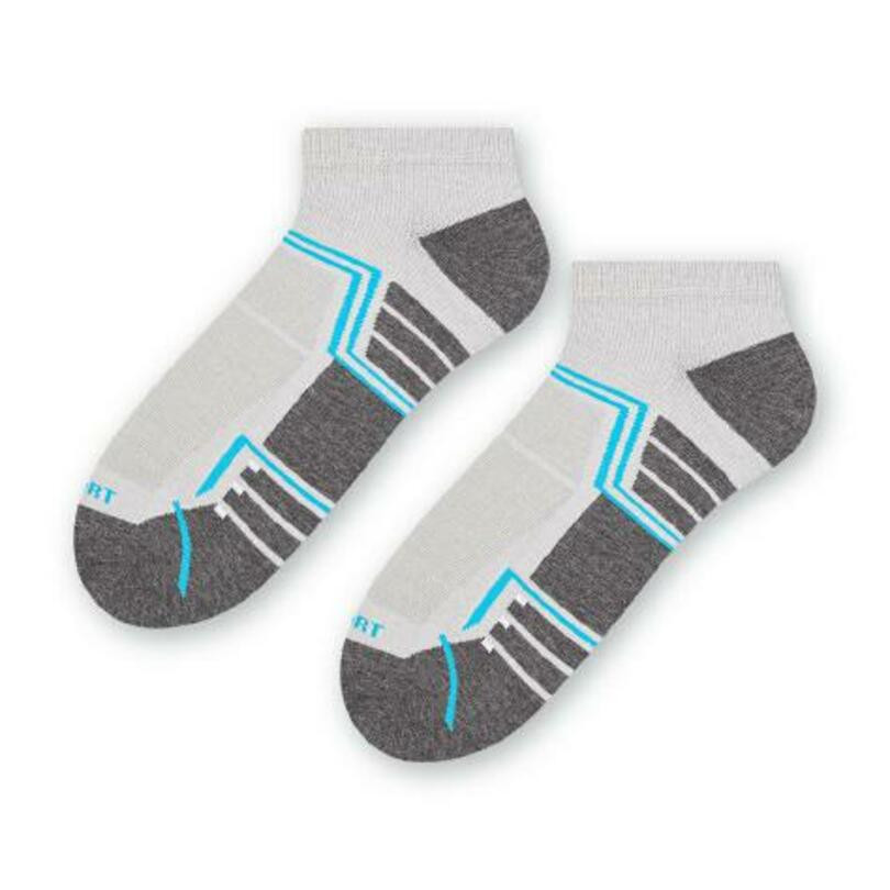 Pánské sportovní ponožky 101 světle šedá 38-40