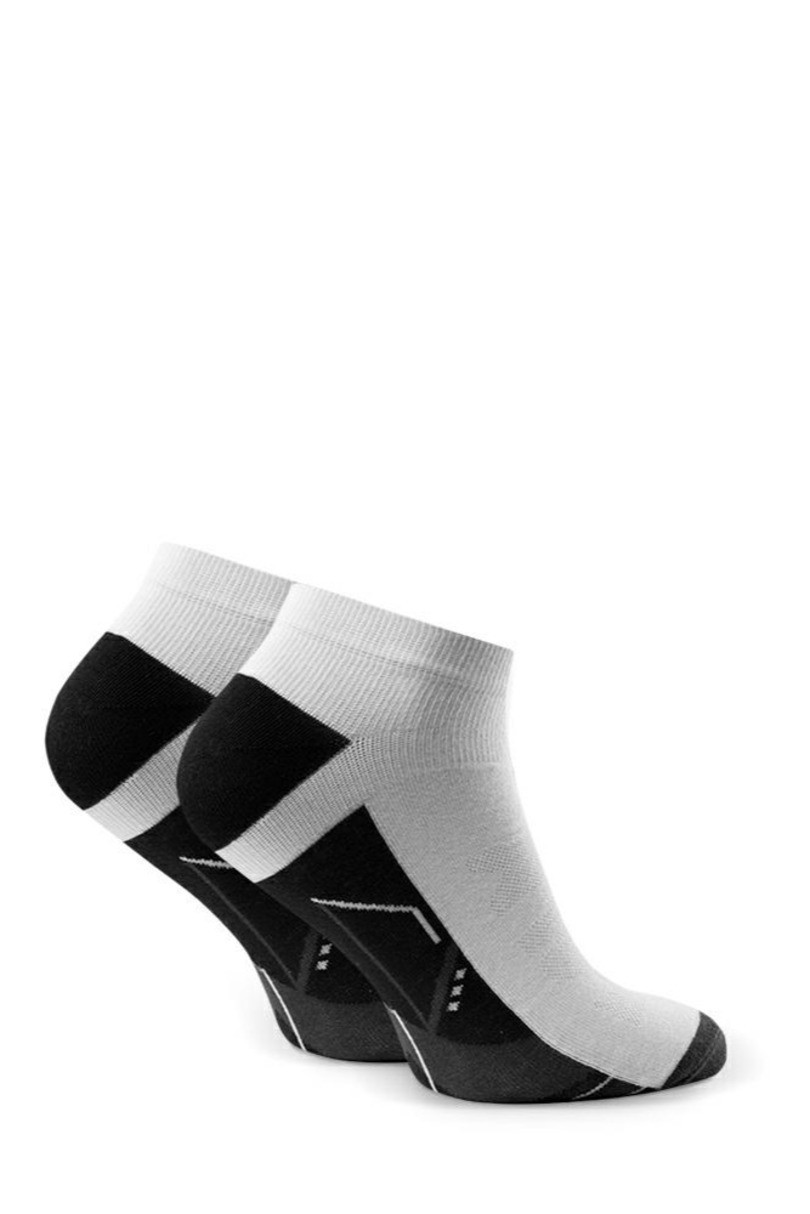 Pánské sportovní ponožky 101 bílá/černá 41-43