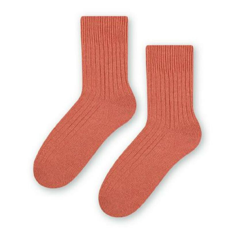 Dámské vlněné ponožky 093 losos 35-37