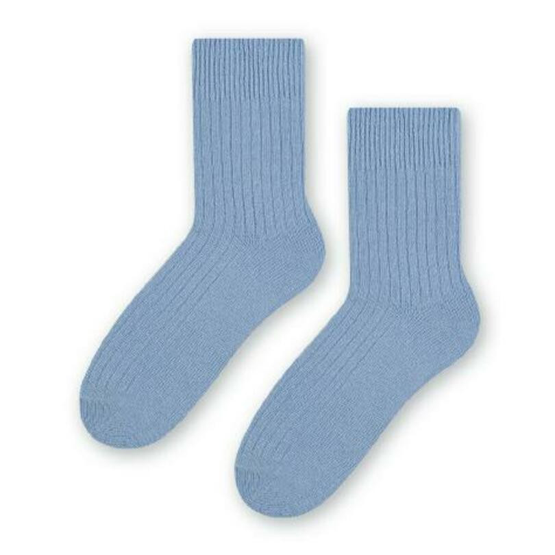 Dámské vlněné ponožky 093 modrá 35-37