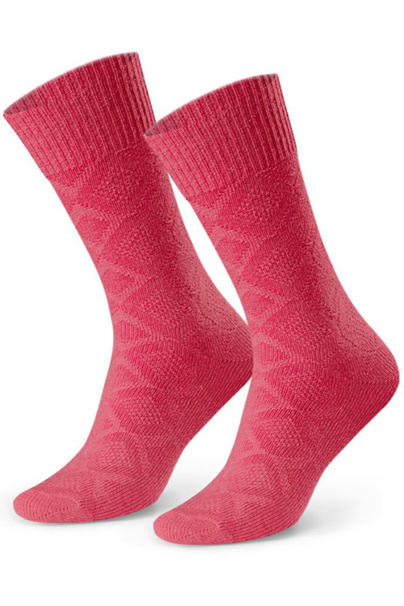 Dámské vlněné ponožky 093 tmavě růžová 35-37
