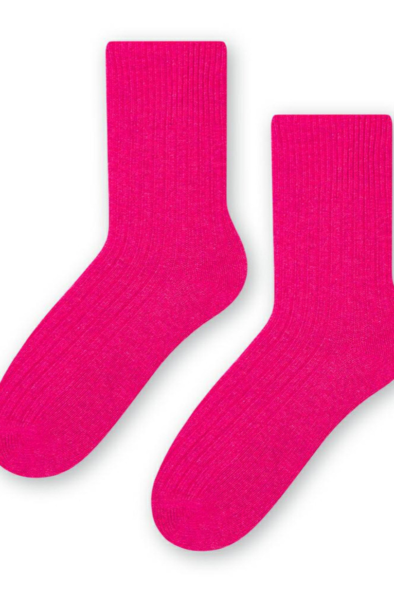 Dámské vlněné ponožky 093 PINK 35-37