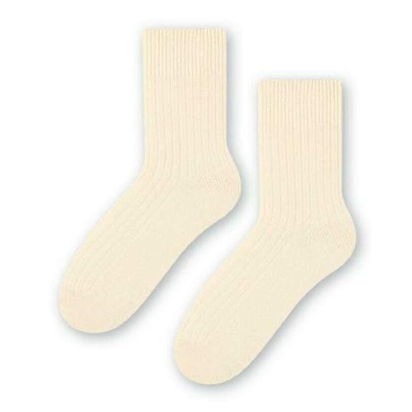 Dámské vlněné ponožky 093 ecru 38-40