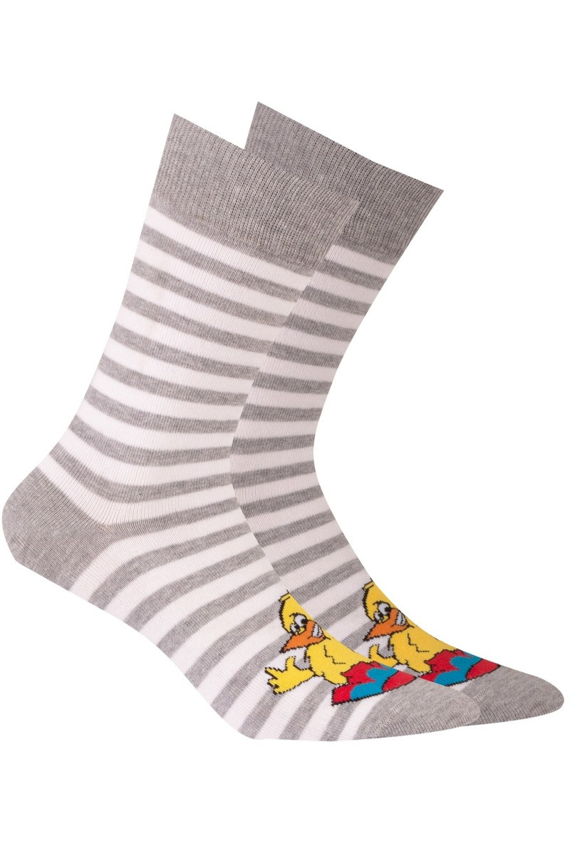 Vzorované ponožky U04.156 ceylan 35/38