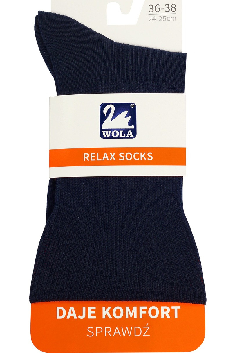Netlačící ponožky RELAX černá 45/47