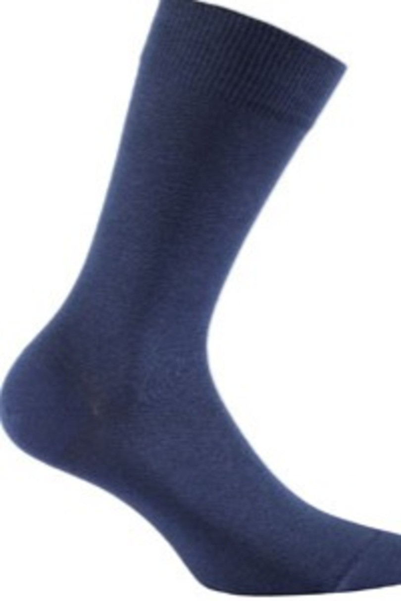 Hladké pánské ponožky PERFECT MAN Námořnictvo 42/44