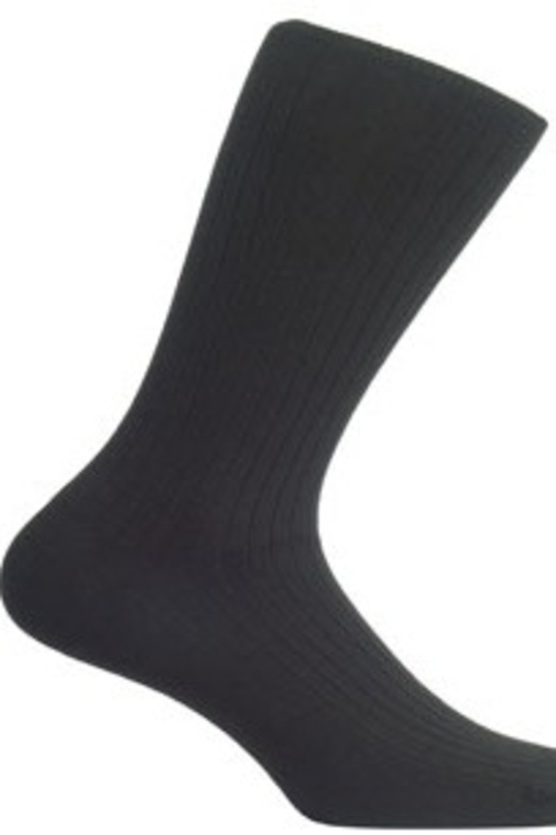 Netlačící pánské ponožky s elastanem U94.F06 černá 42/44