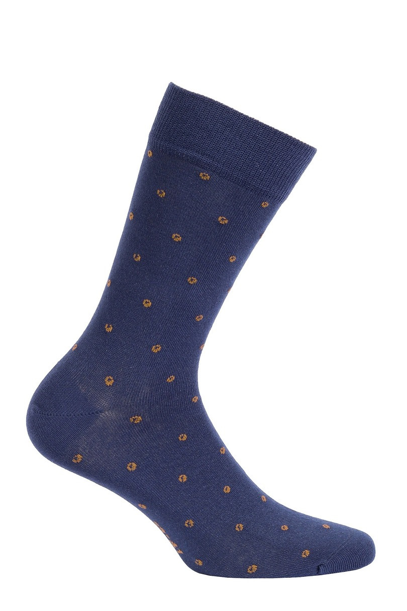 Vzorované pánské ponožky PERFECT MAN-CASUAL Námořnictvo 42-44
