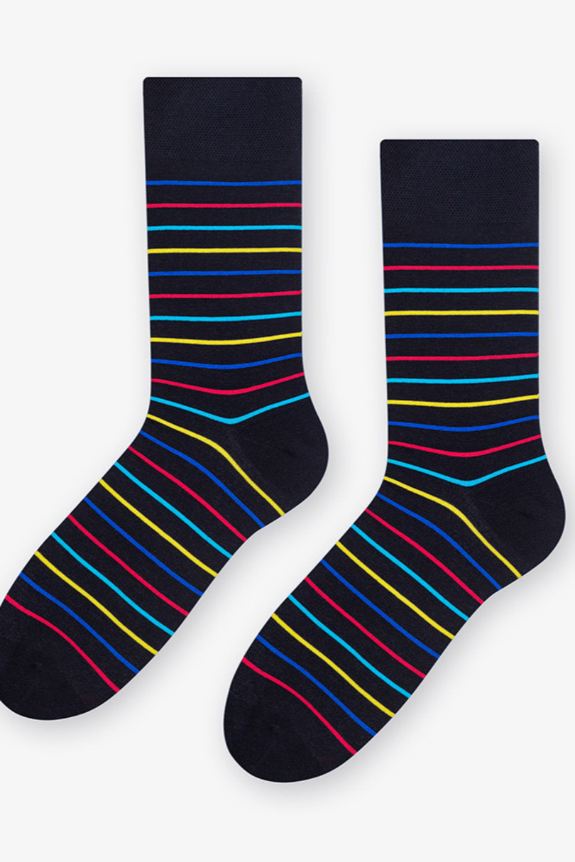 Pánské ponožky MORE 051 C.GRANITE/LINES 43-46