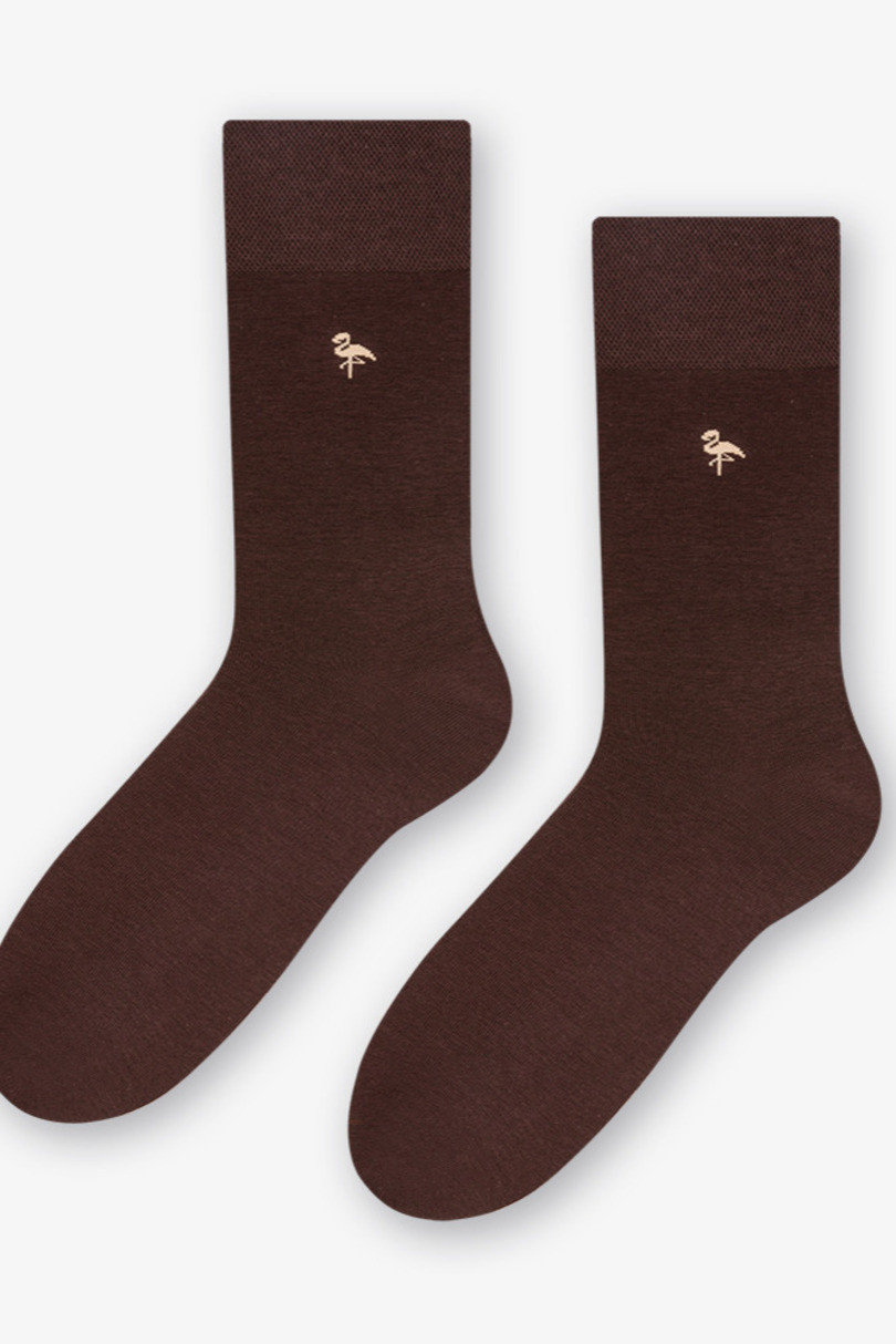 Pánské ponožky MORE 051 BRONZ/LOGO 43-46