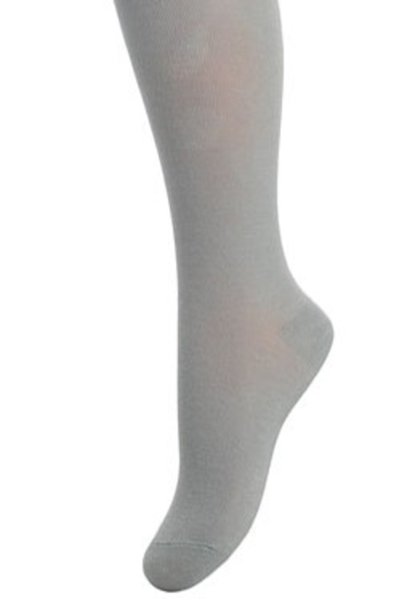 Hladké dívčí punčochové kalhoty SOFT COTTON - Jaro-léto, 6-11 let Grey 128-134