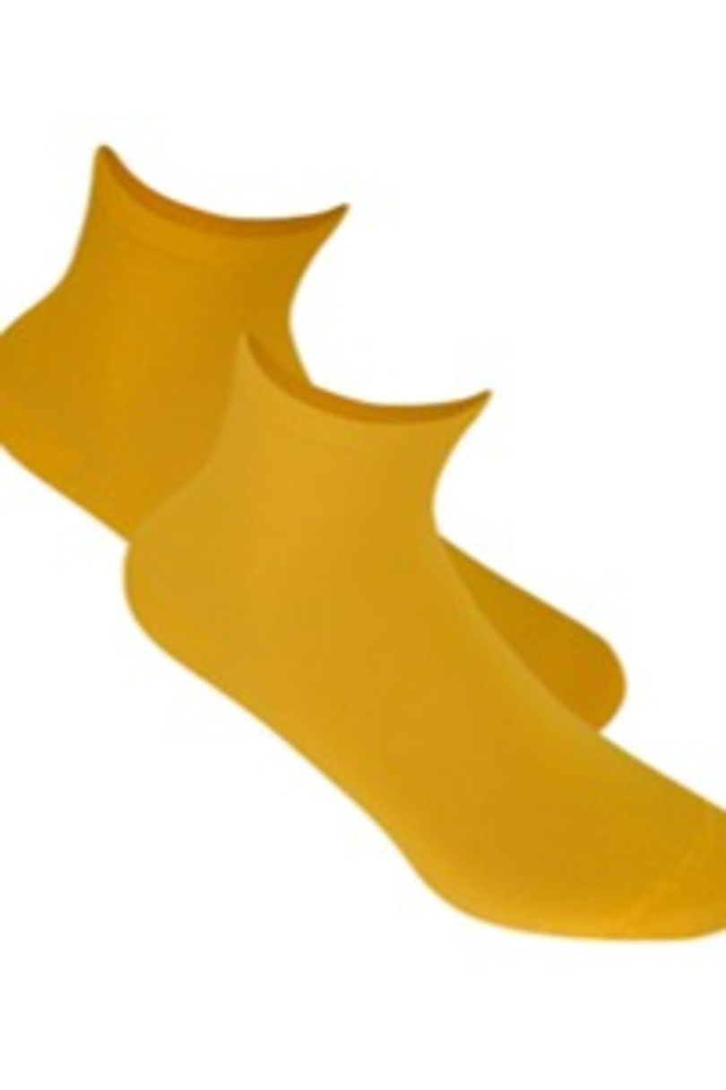 Hladké dámské ponožky PERFECT WOMAN žlutá 39/41