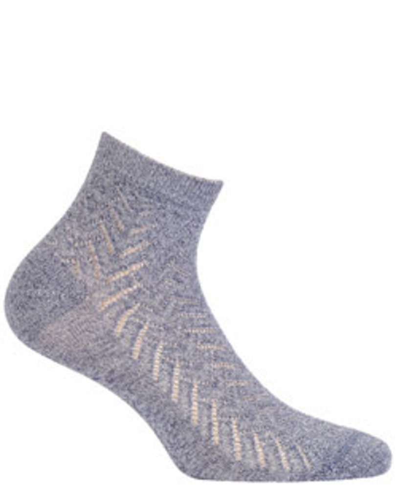 Dámské ponožky s lesklou přízí Námořnictvo UNI