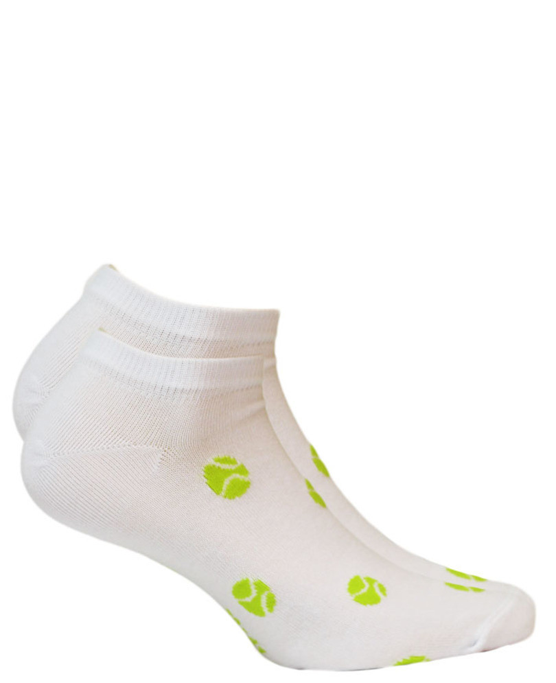 Pánské kotníkové ponožky CASUAL Bílá 42-44