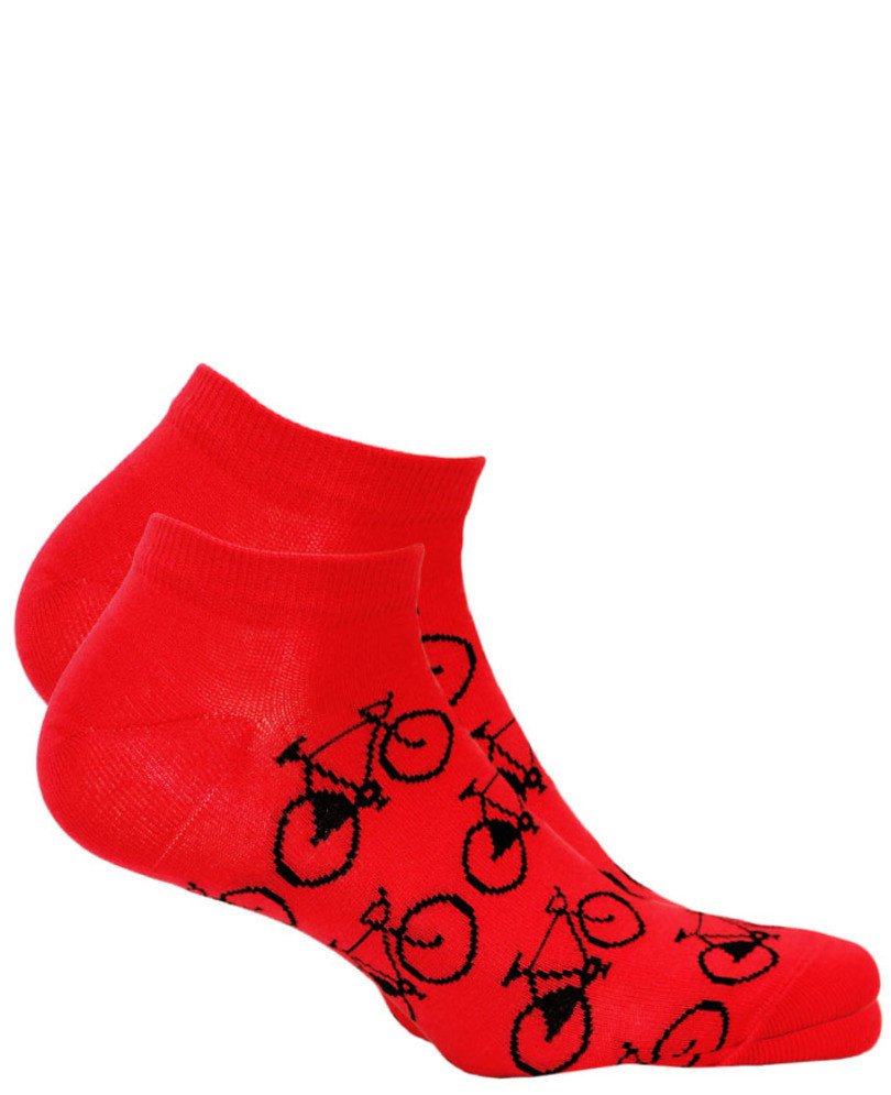 Pánské kotníkové ponožky CASUAL Červená 42-44