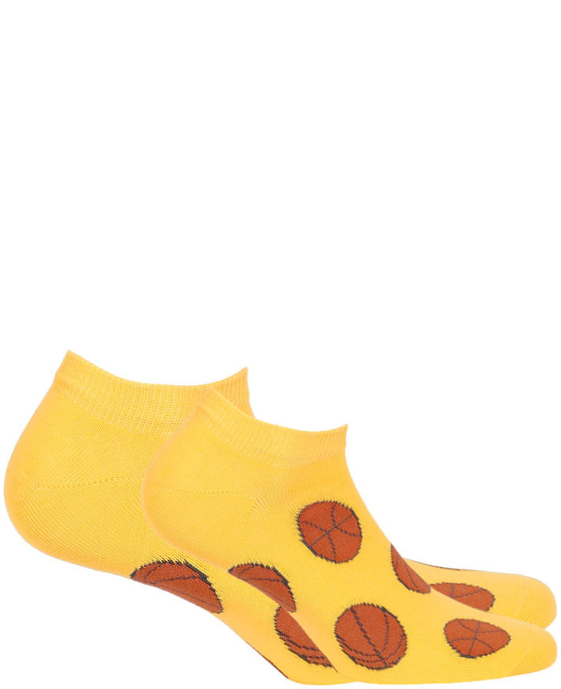 Pánské kotníkové ponožky CASUAL oranžová 42-44