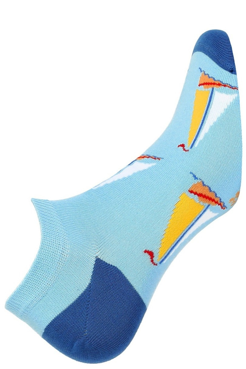 Pánské kotníkové ponožky CASUAL modrá 39-41