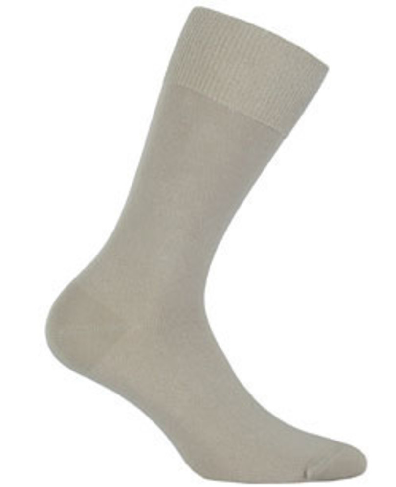 Pánské hladké ponožky PERFECT MAN LATTE 52 45-47