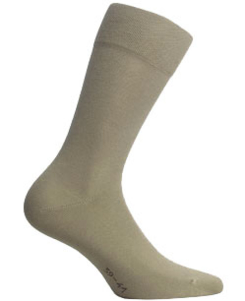 Pánské hladké ponožky PERFECT MAN BEIGE 78 45-47