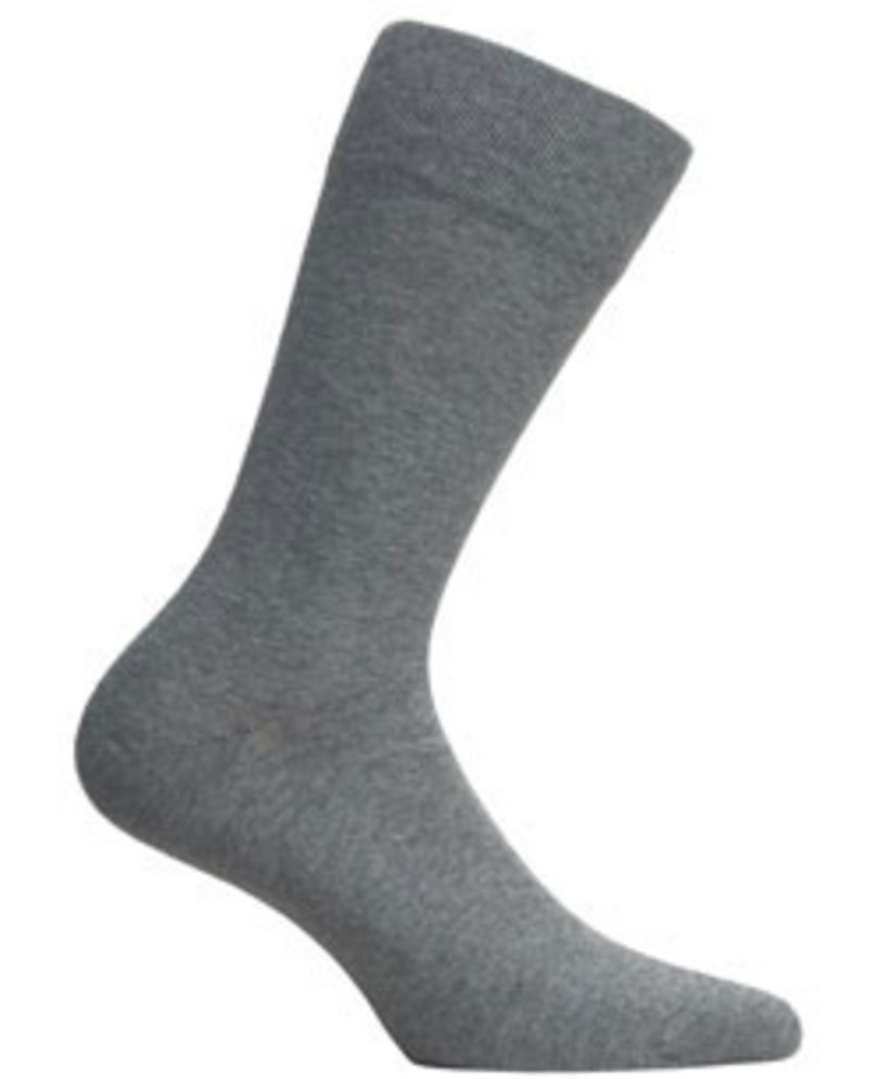 Pánské hladké ponožky PERFECT MAN hnědé uhlí 45-47