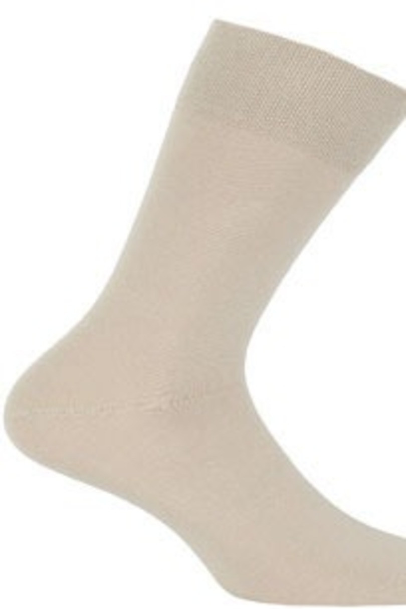 Hladké pánské ponožky ELEGANT LATTE 48 42-44