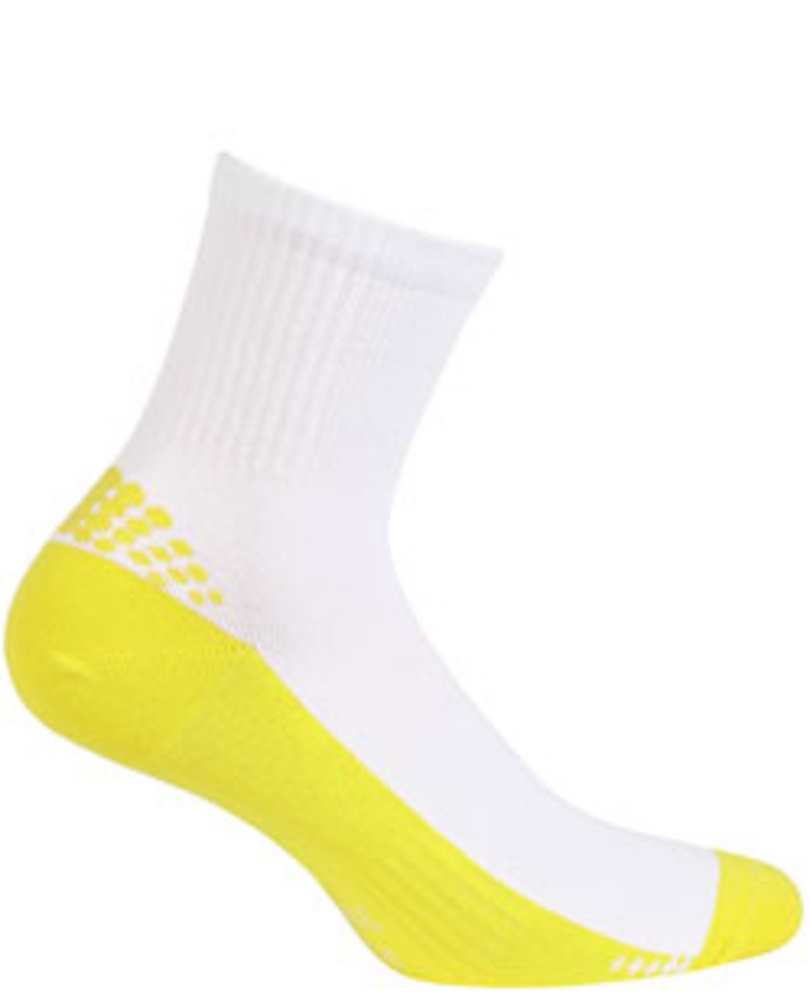 Krátké pánské/chlapecké vzorované ponožky AG+ bílá 42-44