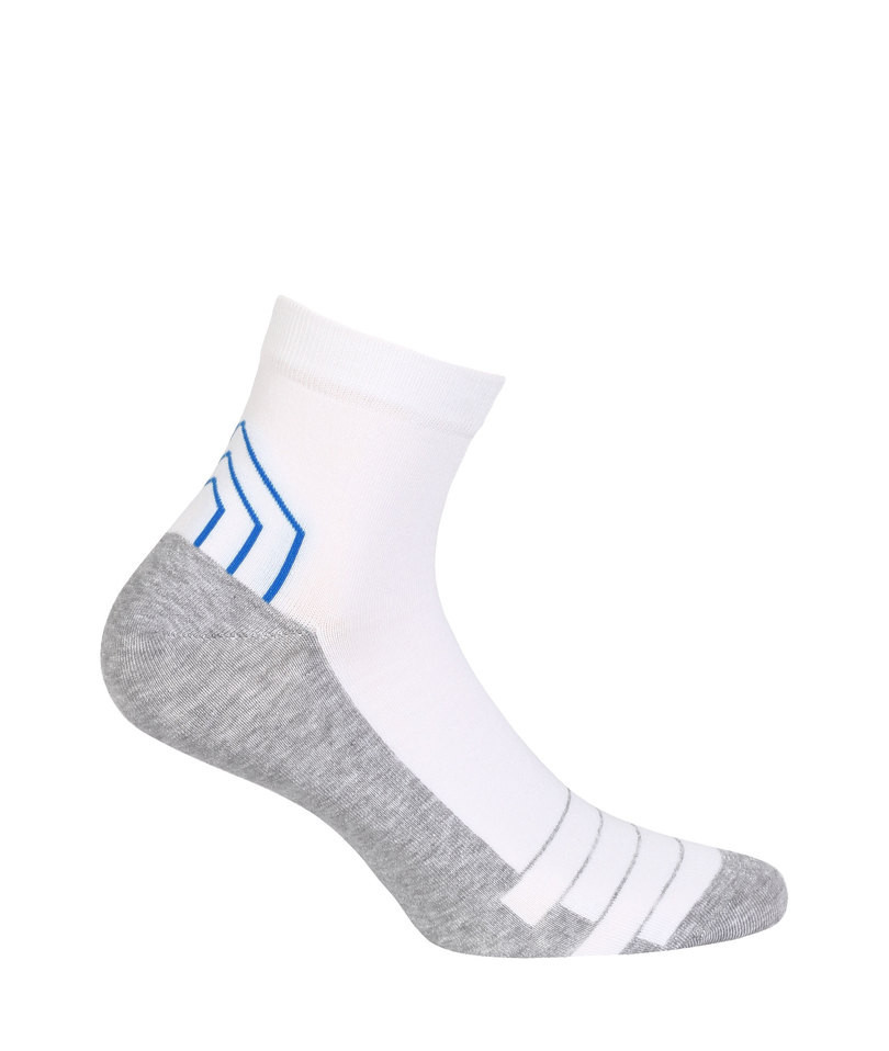 Pánské vzorované ponožky SPORT bílá 41-43