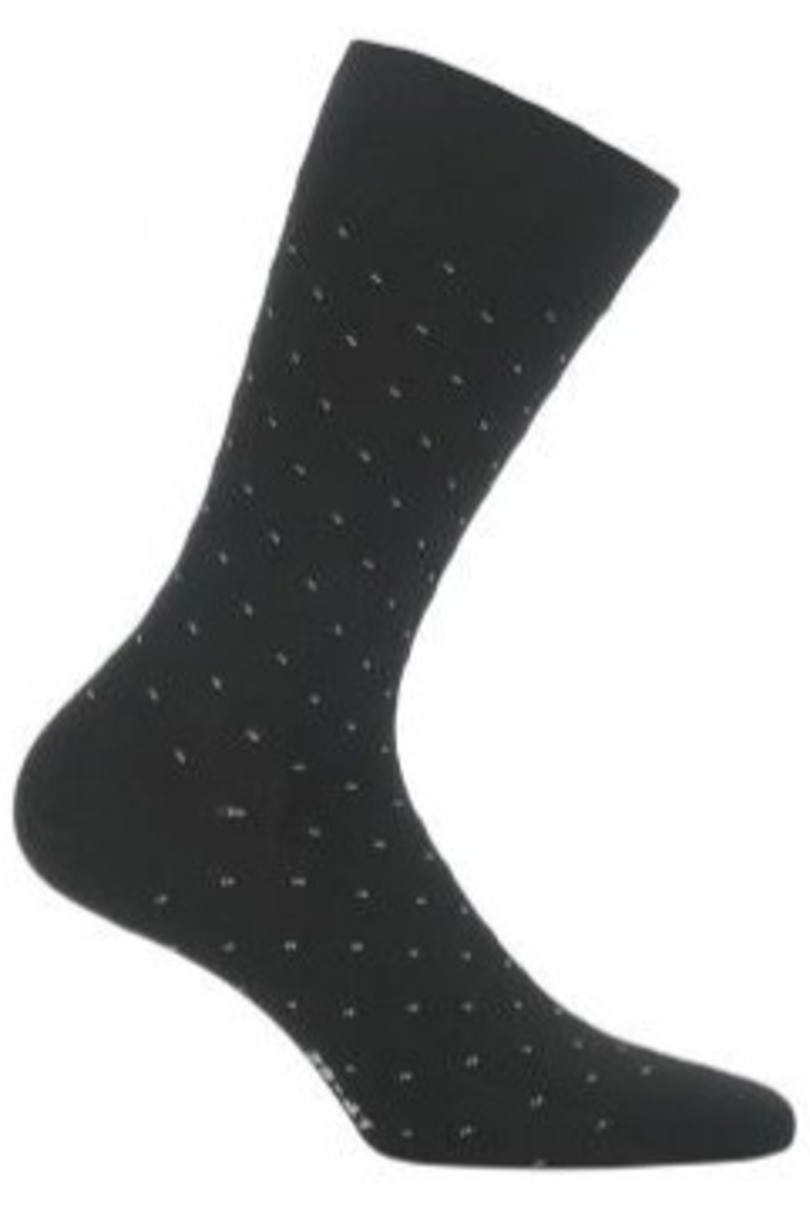 Pánské vzorované ponožky W94.J01 černá 39-41