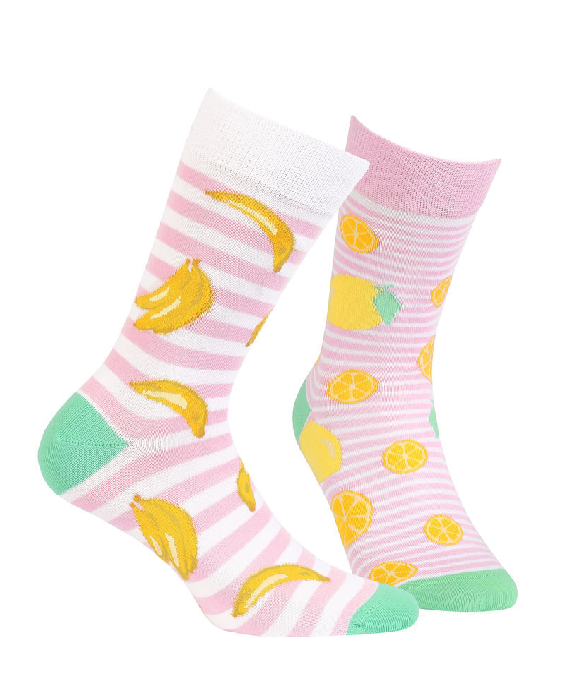 Vzorované ponožky FUNKY pearlpink 30-34