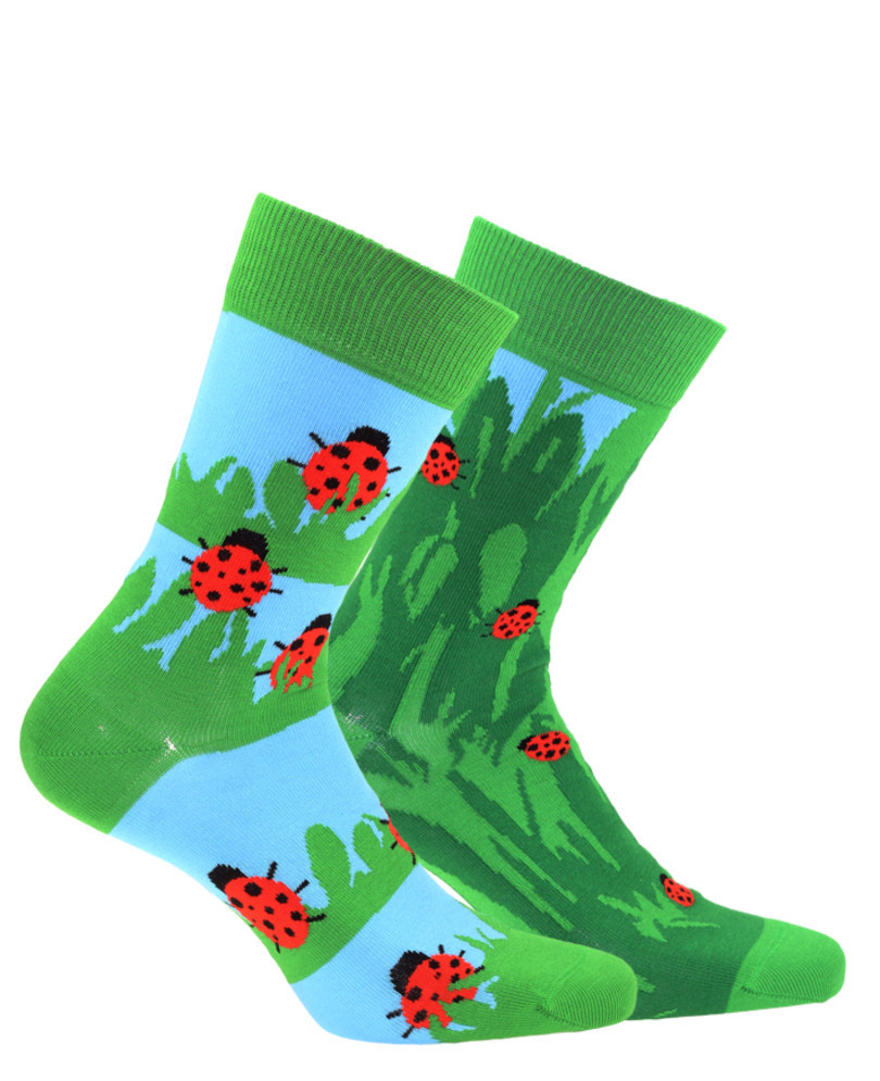 Vzorované ponožky FUNKY zelená 43-46