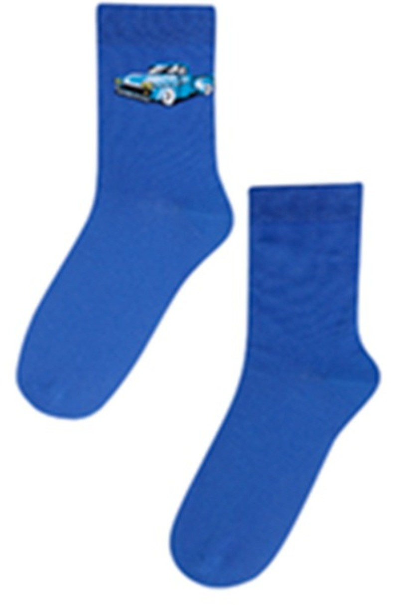 Vzorované pánské ponožky PERFECT MAN-CASUAL modrá 42-44
