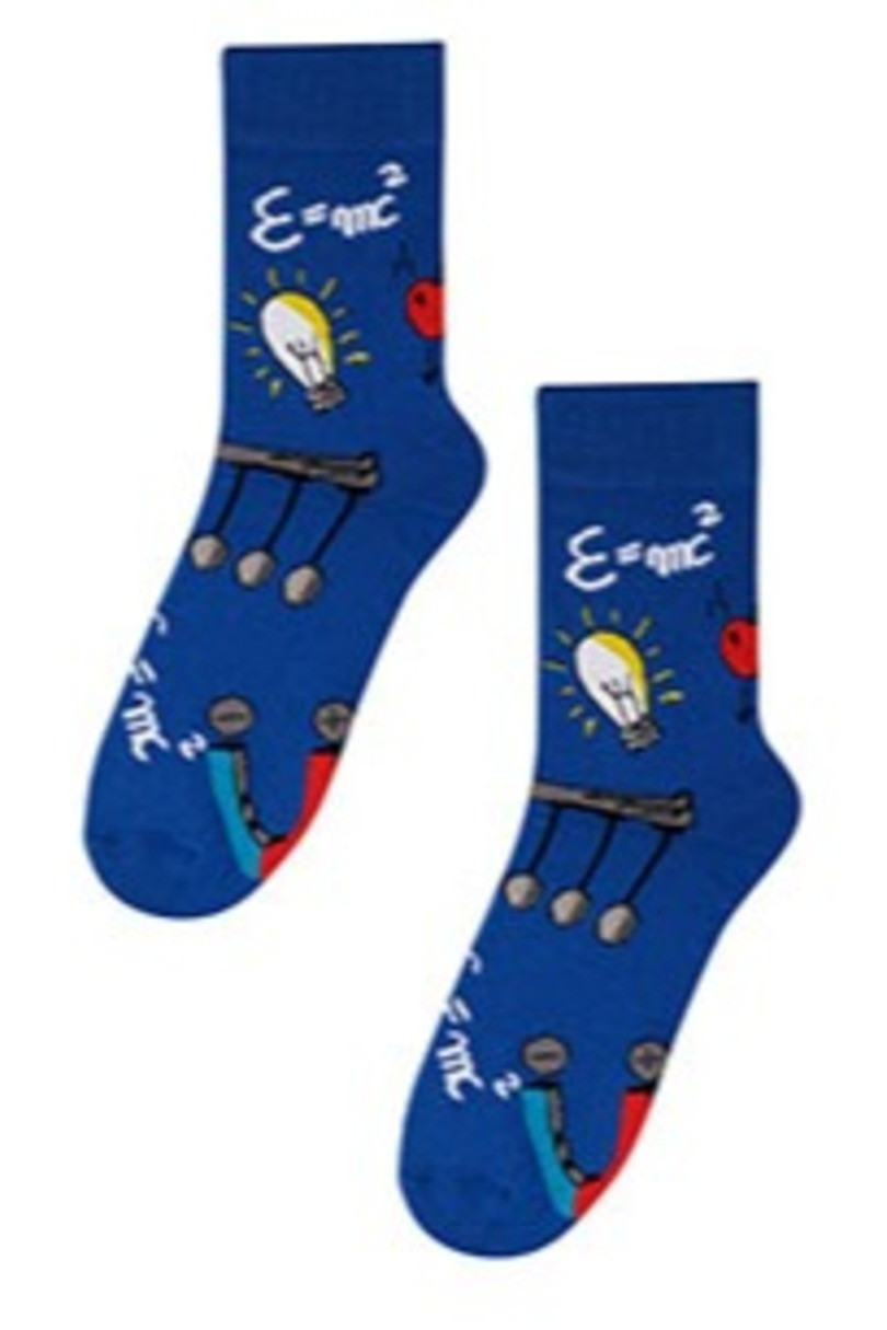 Vzorované pánské ponožky PERFECT MAN-CASUAL modrá 42-44