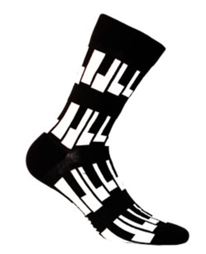 Vzorované pánské ponožky PERFECT MAN-CASUAL černá 42-44