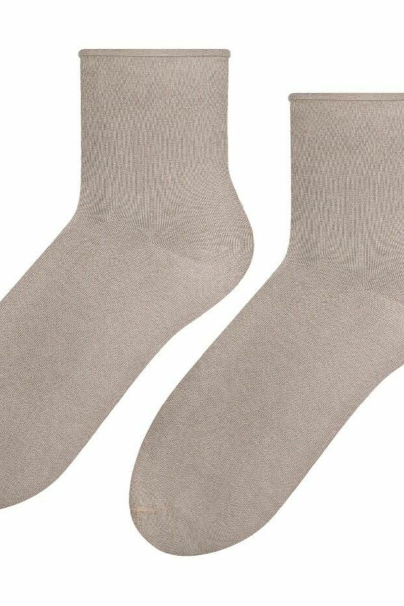 Dámské netlačící ponožky 125 Béžová 35-37