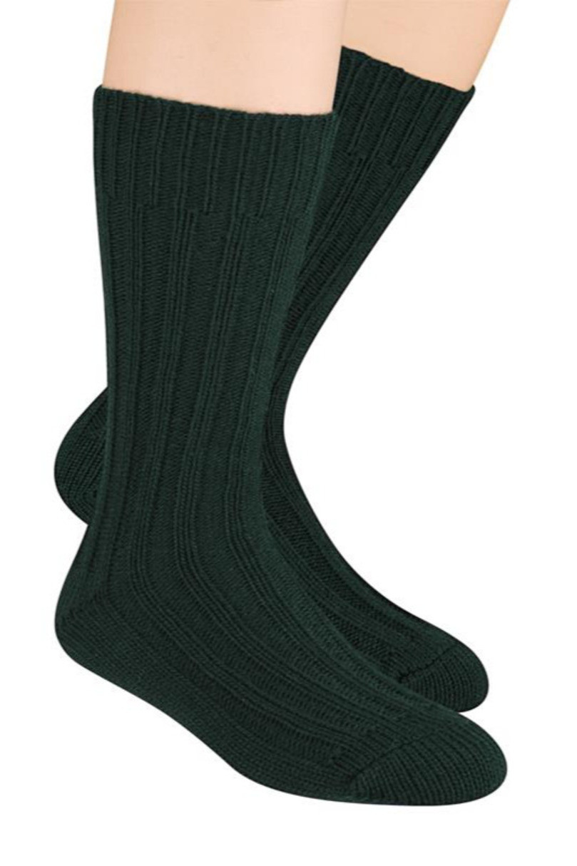 Pánské vlněné ponožky 085 olivový 41-43