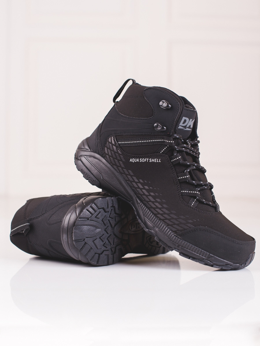 Originální dámské trekingové boty černé bez podpatku 45